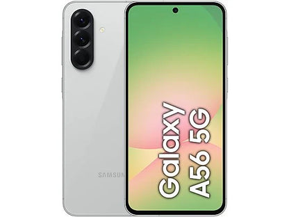 Samsung Galaxy A56 5G in elegante colorazione Awesome Lightgray è lo smartphone che combina design premium e prestazioni di alto livello