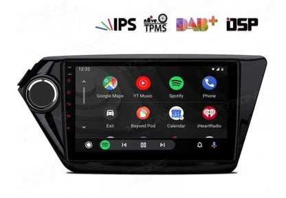 Autoradio Android 9" per Kia Rio 5 porte anno 2012-2017 con DSP, CarPlay, Bluetooth 5.0 e Navigatore GPS