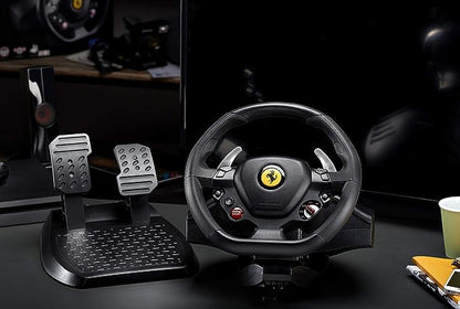 Thrustmaster T80 Ferrari 488 GTB Edition Volante Racing per PS5- PS4-PC con PEDALIERA