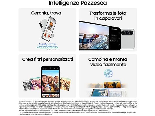 Samsung Galaxy A56 5G in elegante colorazione Awesome Lightgray è lo smartphone che combina design premium e prestazioni di alto livello