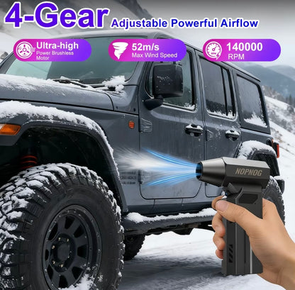 soffiatore per auto pulizia