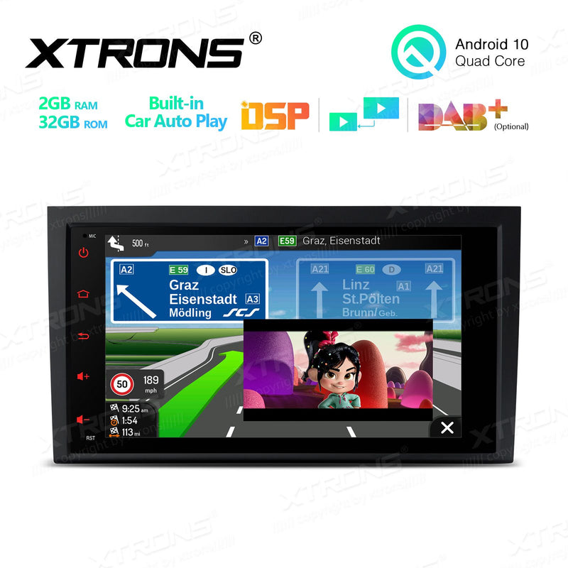 Autoradio Android 10 8" Stereo Auto Quad Core BT 2/32GB compatibile con Audi A4, S4, RS4