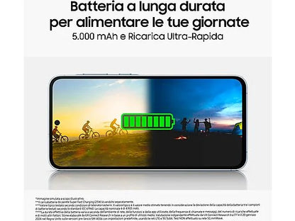 Batteria da 5000 mAh del Samsung Galaxy A55 5G con capacità di ricarica ultra-rapida per una lunga durata della batteria