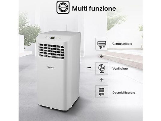  HISENSE CONDIZIONATORE PORTATILE 9000BTU 3 in 1