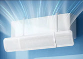 Deflettore per condizionatore con materiali resistenti