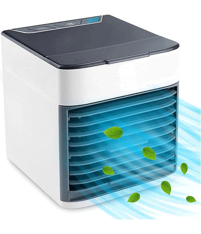 Mini condizionatore per camper 4-in-1, compatto e portatile, ideale per mantenere l'aria fresca e purificata durante l'estate.
