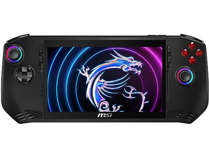 Console portatile MSI Claw A1M nera con display Full HD da 7 pollici