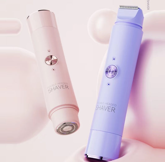 depilazione delicata e indolore con il nostro kit epilatore elettrico 2 in 1. Progettato specificamente per le donne, questo dispositivo ricaricabile combina precisione, comfort e sicurezza per una pelle perfettamente liscia su tutto il corpo.