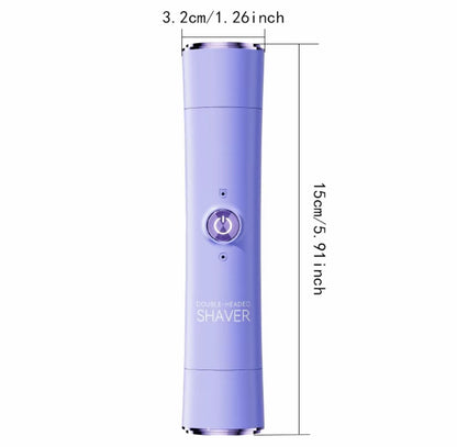 depilazione delicata e indolore con il nostro kit epilatore elettrico 2 in 1. Progettato specificamente per le donne, questo dispositivo ricaricabile combina precisione, comfort e sicurezza per una pelle perfettamente liscia su tutto il corpo.