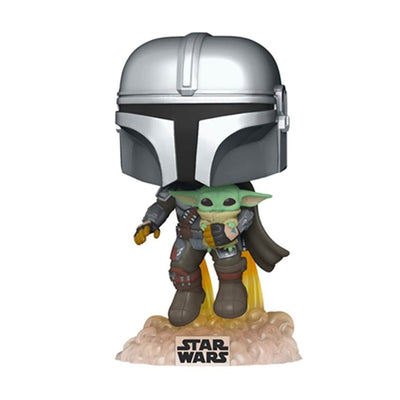 Funko Pop Mando Flying W/Jet 50959 Star Wars n. 402