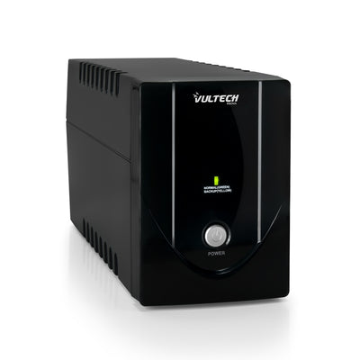 VULTECH UPS 650VA Lite 360W - Uninterruptible Power Supply with 2 Schuko Sockets