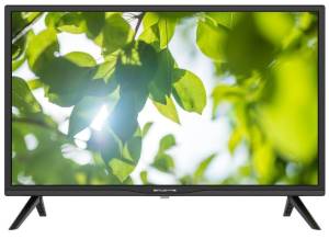 Sinudyne 32" LED TV SI32A2312HD accesa, con visione chiara dei dettagli