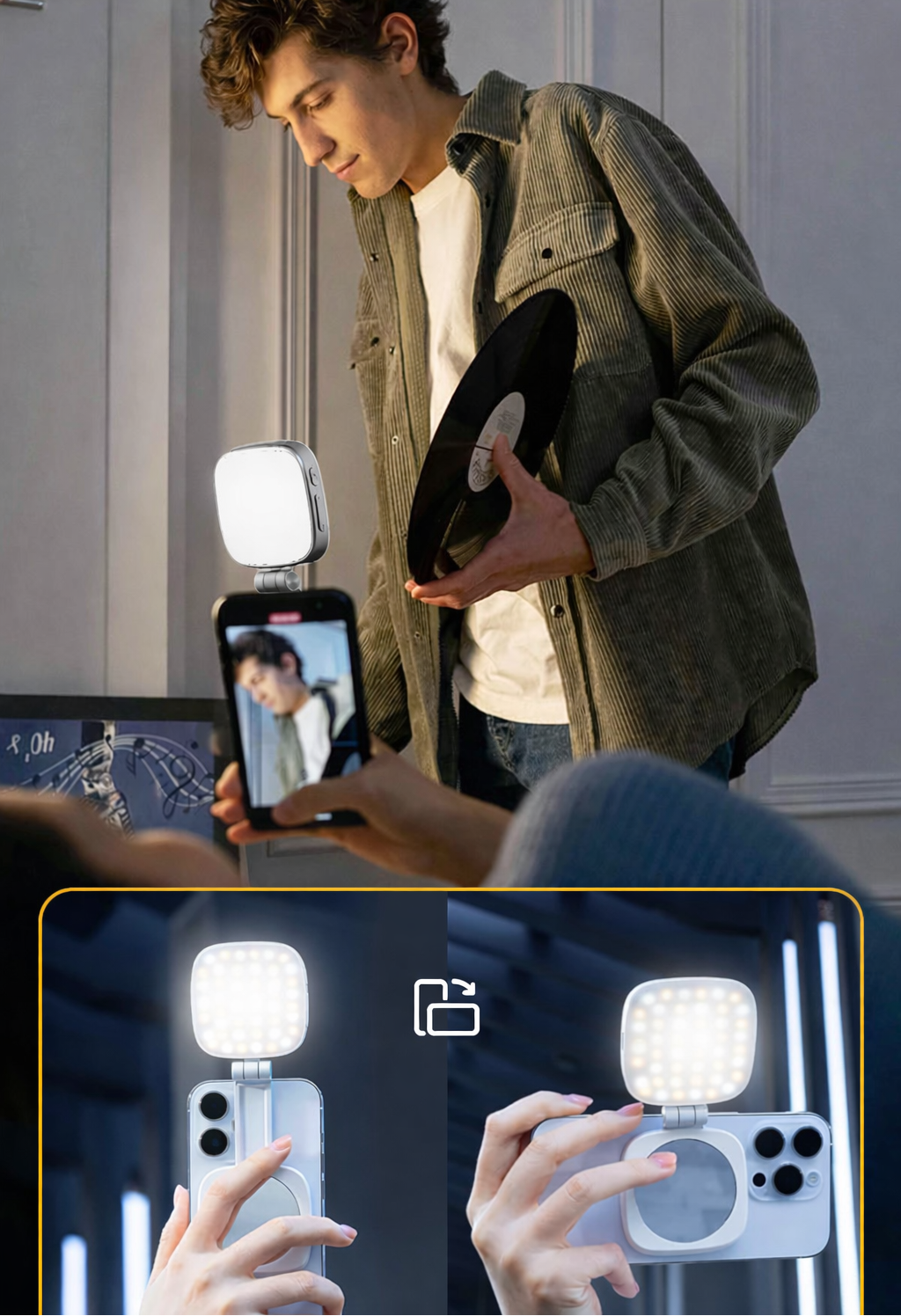 Luce LED Magnetica per Selfie: Illuminazione Professionale Sempre con Te

Trasforma i tuoi selfie, video e videoconferenze con la Luce LED Magnetica per Selfie 2026. 