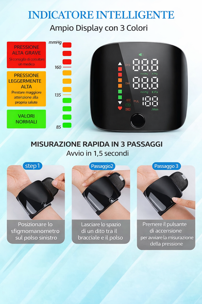 Misuratore Pressione Professionale da Polso Migliore Macchina come misurare