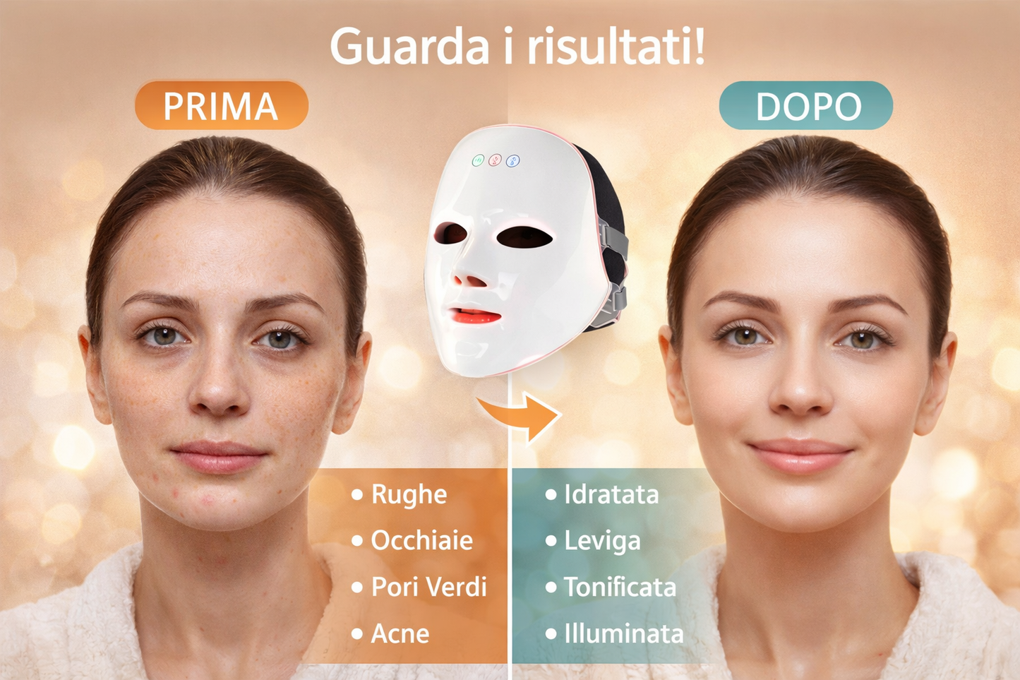 Maschera LED Viso Professionale: Tecnologia Avanzata per la Bellezza della Pelle 2026