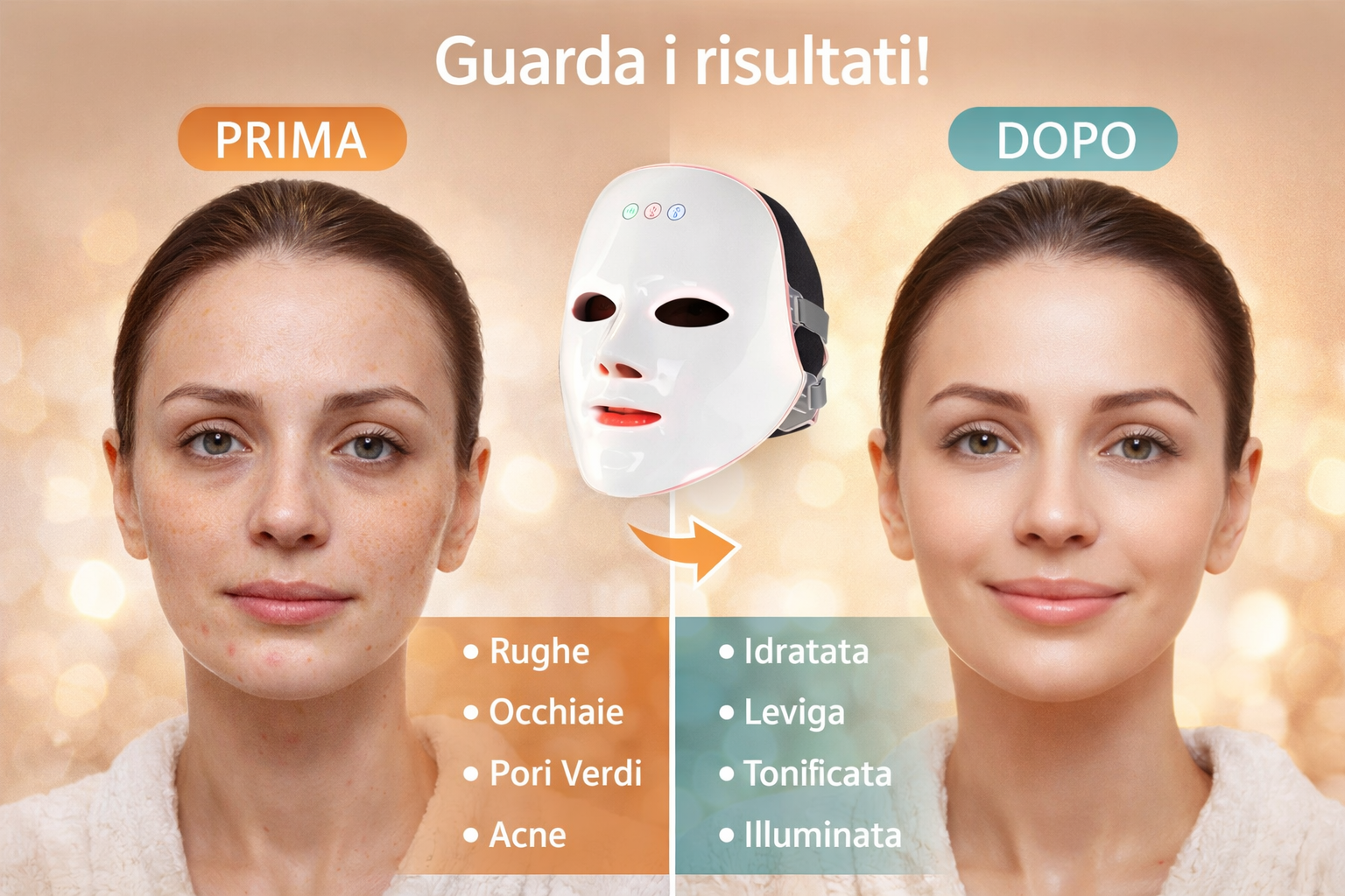 Maschera LED Viso Professionale: Tecnologia Avanzata per la Bellezza della Pelle 2026