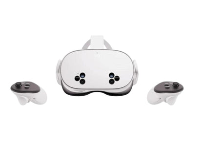 Dettaglio del design ergonomico e dei sensori integrati del Quest 3S

