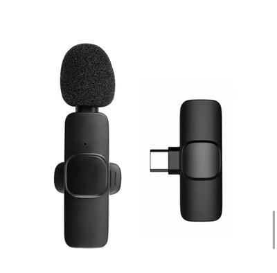 Microfono Lavalier Wireless Bluetooth 5.0 con Riduzione del Rumore