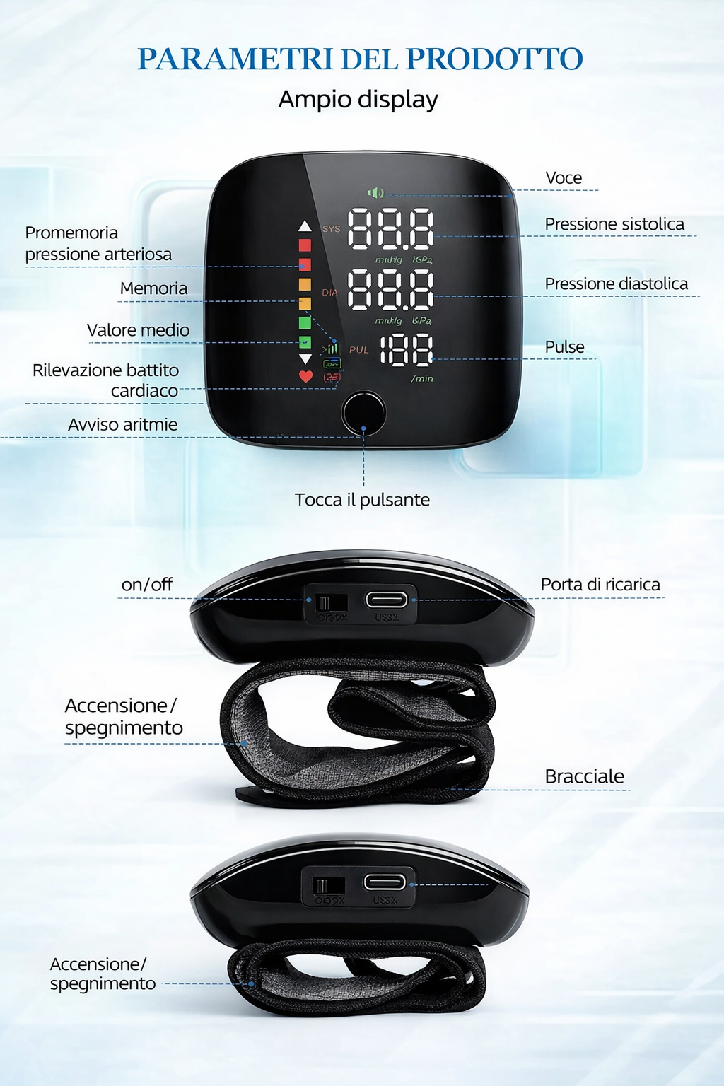 Misuratore Pressione Professionale da Polso Migliore Macchina