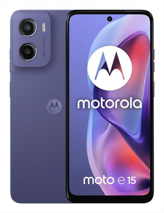Batteria capiente per tutta la giornata

Tutte le specifiche tecniche del Motorola E15

