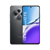 OPPO Reno 12FS Matte Gray fronte con display acceso

