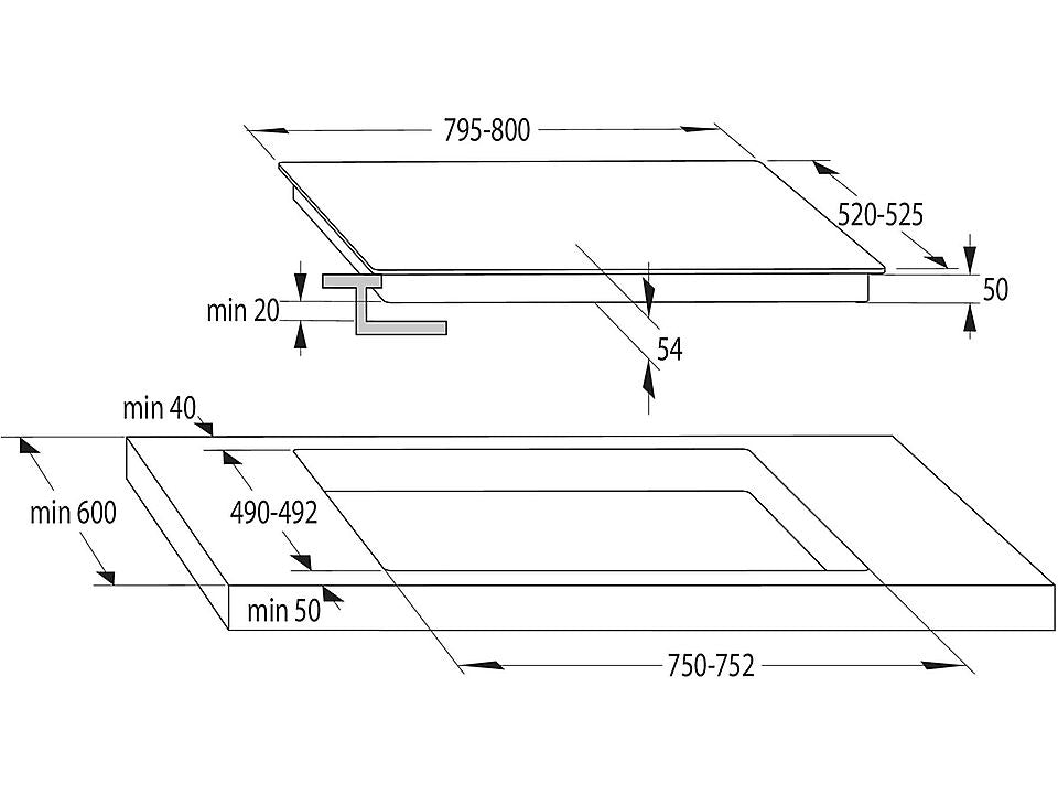 Hisense i8433C Piano Cottura a Induzione 4 zone Vetro Ceramica 60CM