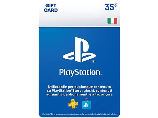 Immagine della card PSN 35€ in versione fisica e digitale


