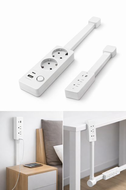 Presa Elettrica Verticale Rotante Salvaspazio: Massima Flessibilità per le Tue Prese presa EU