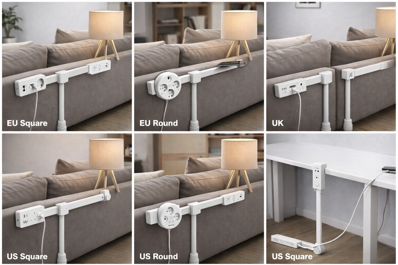 Presa Elettrica Verticale Rotante Salvaspazio: Massima Flessibilità per le Tue Prese per tutti i paesi