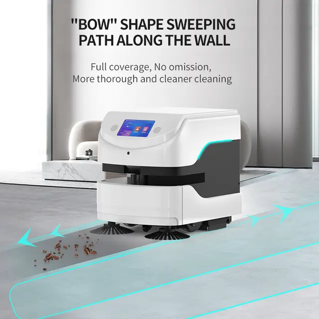 Robot Aspirapolvere E Lavapavimenti Con Mappatura LiDAR E Auto-Svuotamento | EASINE S20 | 5000Pa, 5 Sacchetti Polvere, Autonomia 180 Min, Controllo App E Vocale