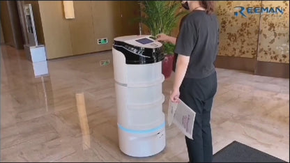 Robot Cameriere Tesla Optimus, la soluzione ideale per ristoranti, hotel e caffetterie. Consegna automatica senza contatto, grande capacità di trasporto e un’autonomia fino a 20 ore. Questo robot cameriere, progettato da REEMAN, utilizza un sistema operativo Android 5.1 per una gestione intuitiva e prestazioni efficienti. Guarda come il Tesla Optimus rivoluziona il servizio al tavolo, migliorando l’efficienza e garantendo un’esperienza cliente straordinaria.