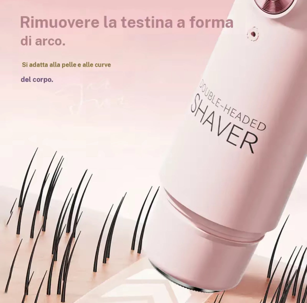 depilazione delicata e indolore con il nostro kit epilatore elettrico 2 in 1. Progettato specificamente per le donne, questo dispositivo ricaricabile combina precisione, comfort e sicurezza per una pelle perfettamente liscia su tutto il corpo.