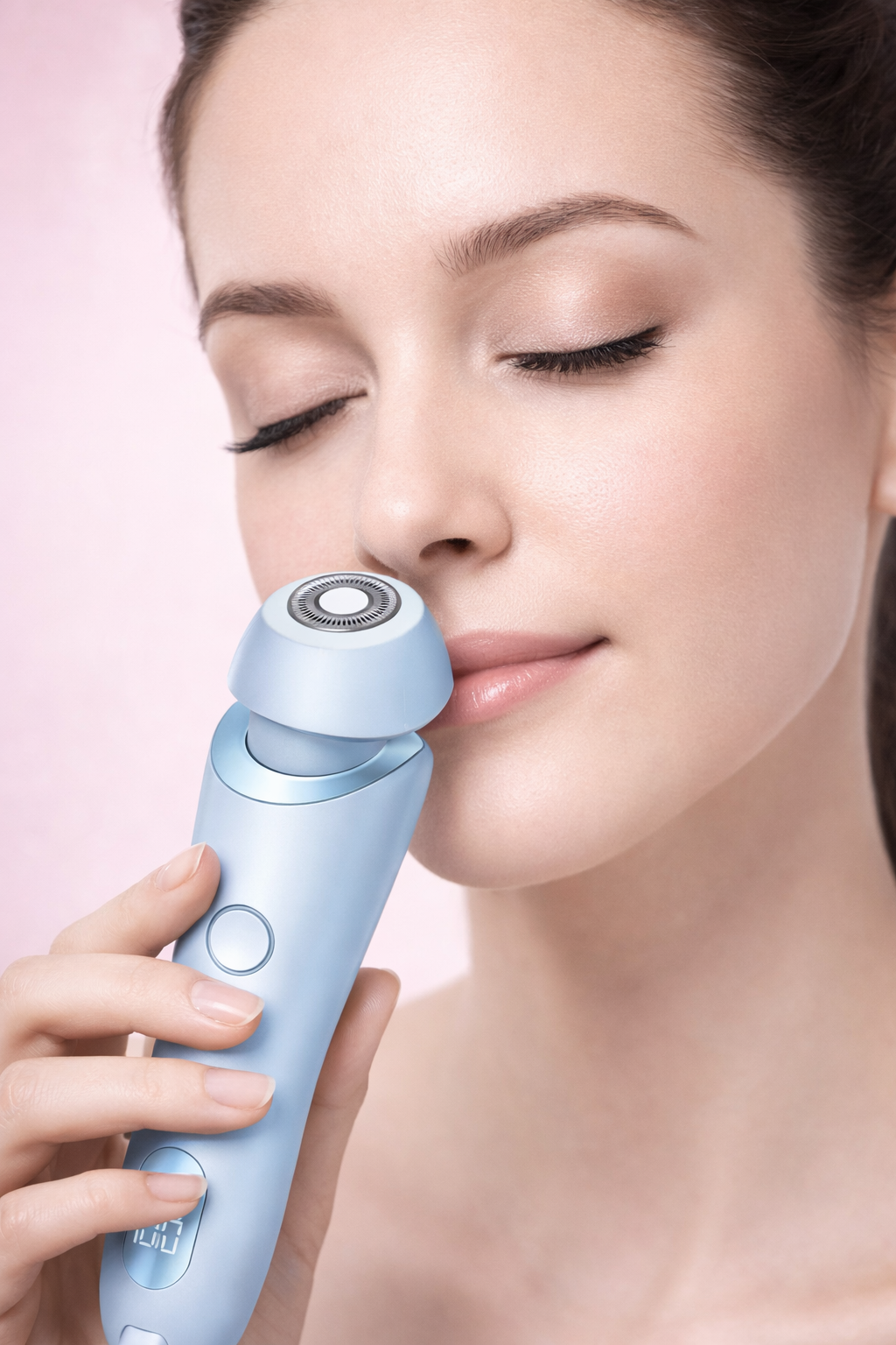 Rasoio Elettrico Professionale Donna 2 in 1: Depilazione Perfetta Ovunque viso