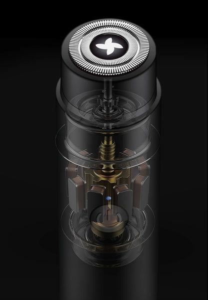 Mini Rasoio Elettrico Portatile Ricaricabile Wireless - Display LED Unisex Uomo Donna