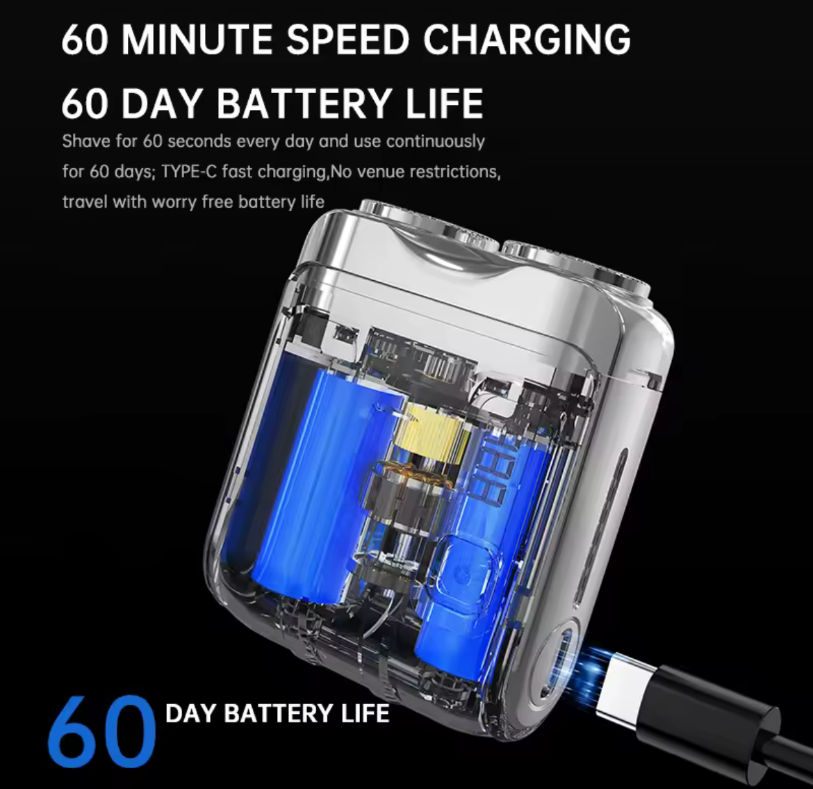 Mini Rasoio Elettrico Intelligente Portatile con Display Digitale

Compatto, potente e ricaricabile: ideale per casa, auto e viaggi. durata ricarica 60 minuti