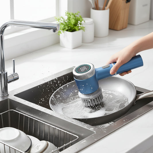 spazzola elettrica rotante pulizia casa