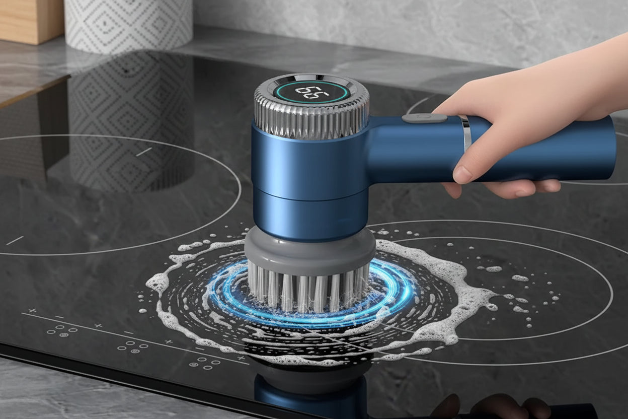 spazzola rotante elettrica pulizia casa