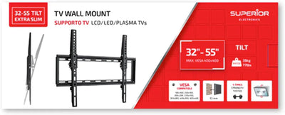 Superior Staffa TV SUPSTV002 32"-55" Fixed Ultra Flat 40 kg