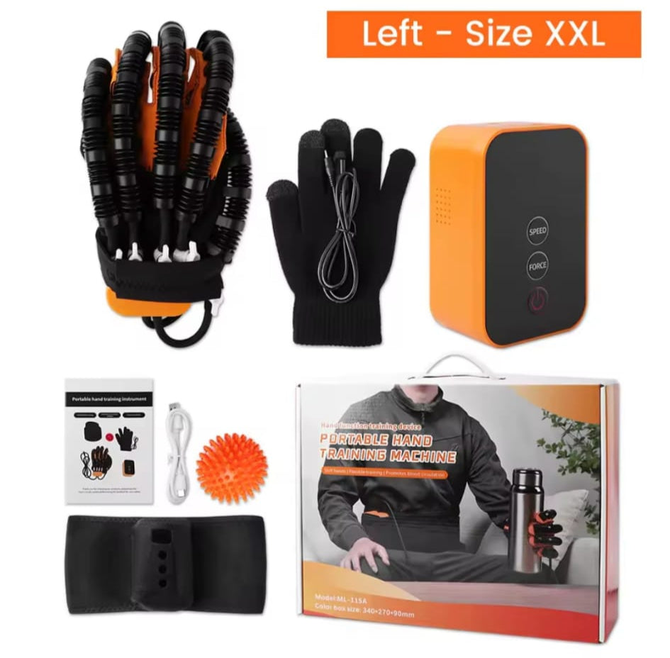 Riabilitazione mano con guanto robot - Dispositivo per esercizi fisioterapici delle dita