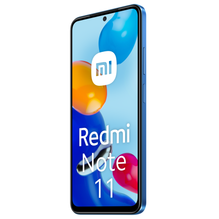 Sistema di fotocamere quad del Xiaomi Redmi Note 11, con fotocamera principale da 50 MP, fotocamera ultra grandangolare da 8 MP, fotocamera macro da 2 MP e sensore di profondità da 2 MP per scatti versatili.