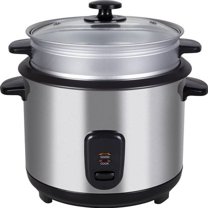 Cuociriso a Vapore Melchioni 700W 10 tazze Acciaio Inox 1.8l 