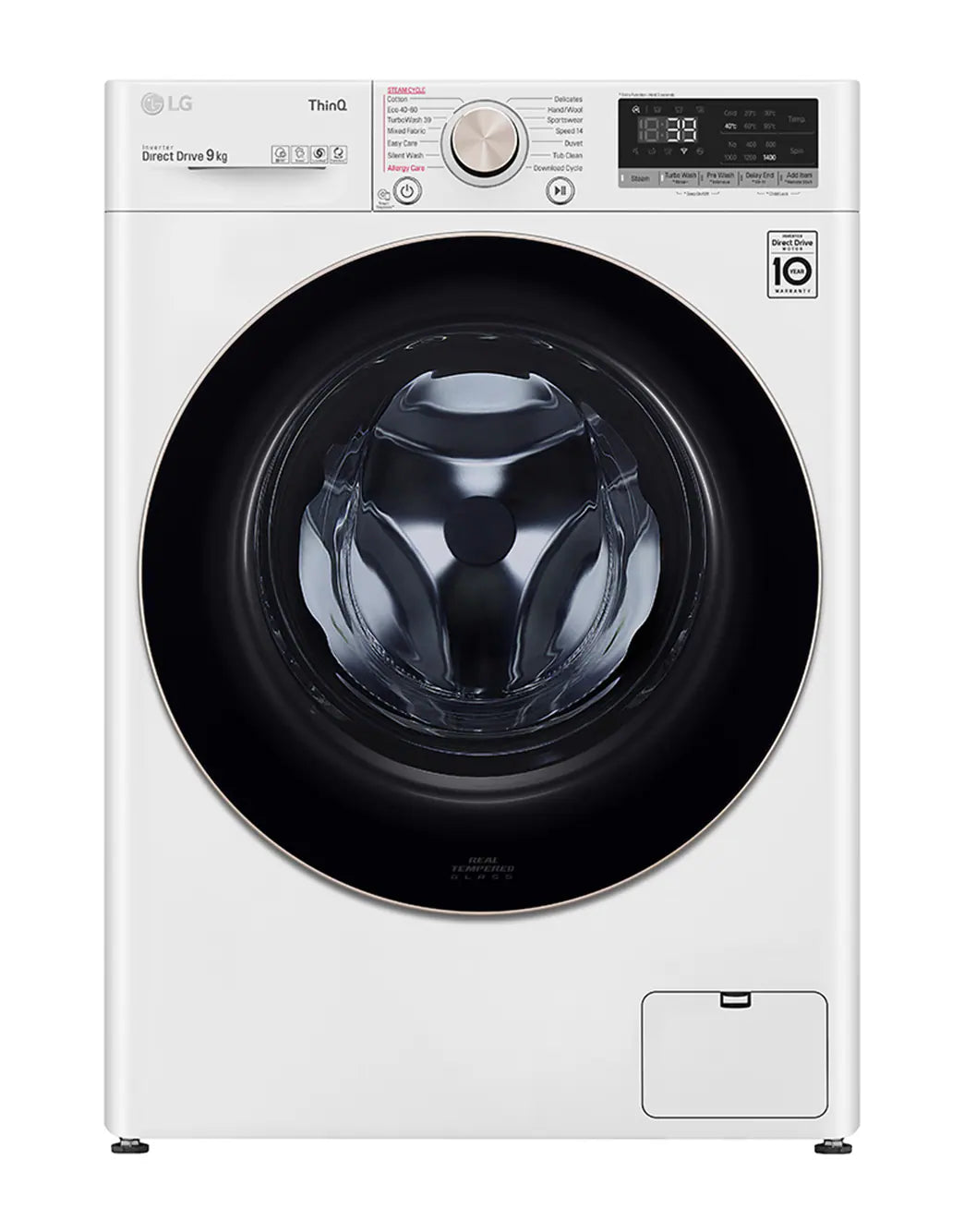 LG Lavatrice F6WV709SGA 9Kg Classe A TurboWash 360 AI DD Lavaggio a vapore Wi-Fi