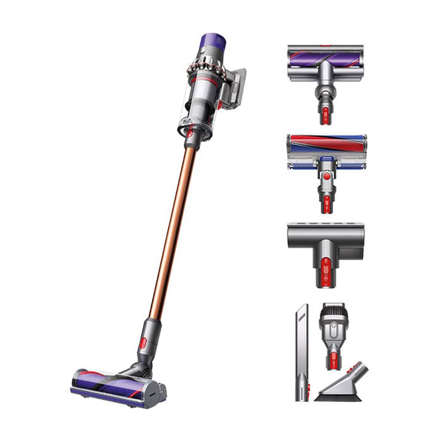 DYSON V10 Absolute scopa elettrica senza filo, Senza sacco, 525 W