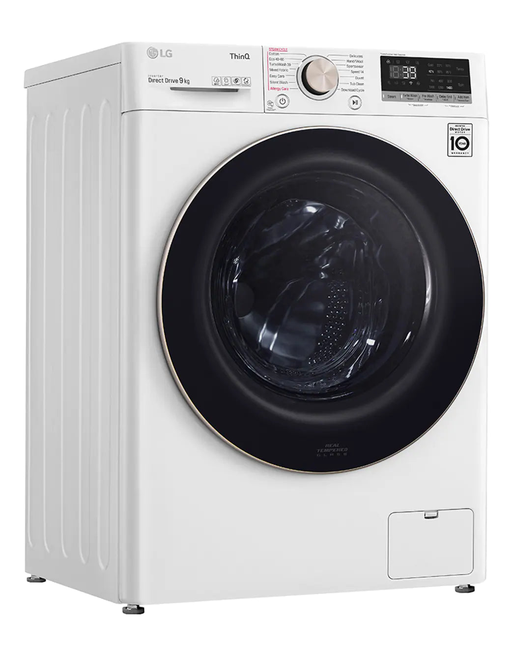 LG Lavatrice F6WV709SGA 9Kg Classe A TurboWash 360 AI DD Lavaggio a vapore Wi-Fi