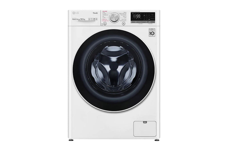 LG Washing Machine F4WV510S1EA 10.5kg Class B 1400 rpm TurboWash Wi-Fi White
